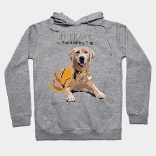 Therapy Dog Yellow Hoodie
